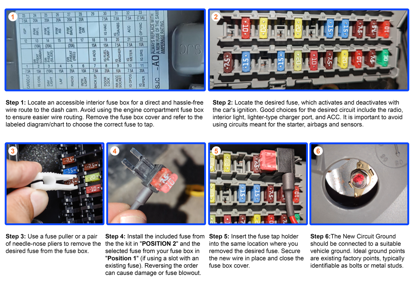 Automotive Add-a-Circuit Fuse Tap for Standard Mini Micro2 and LP Mini